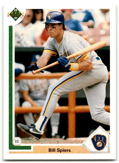 1991 Upper Deck Bill Spiers Milwaukee Brewers #268