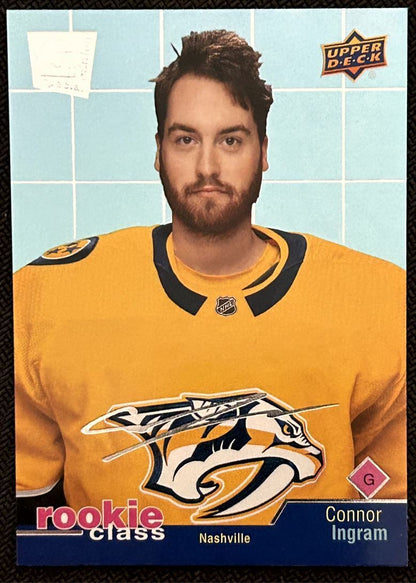 2020-21 Upper Deck Rookie Class Connor Ingram Rookie Nashville Predators #RC-33