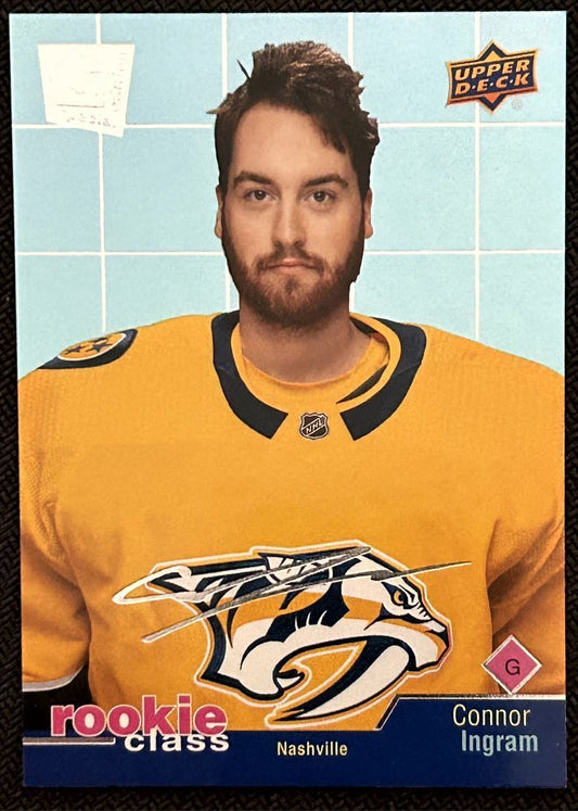 2020-21 Upper Deck Rookie Class Connor Ingram Rookie Nashville Predators #RC-33