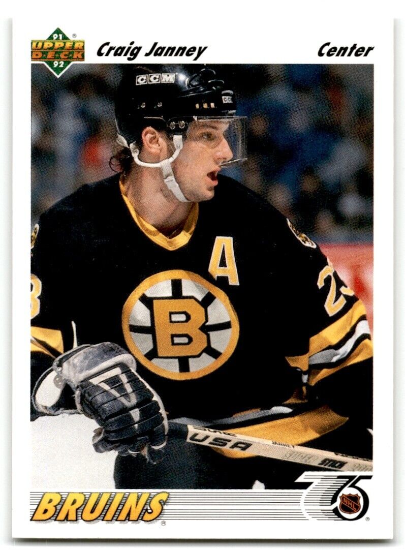 1991-92 Upper Deck Craig Janney Boston Bruins #128