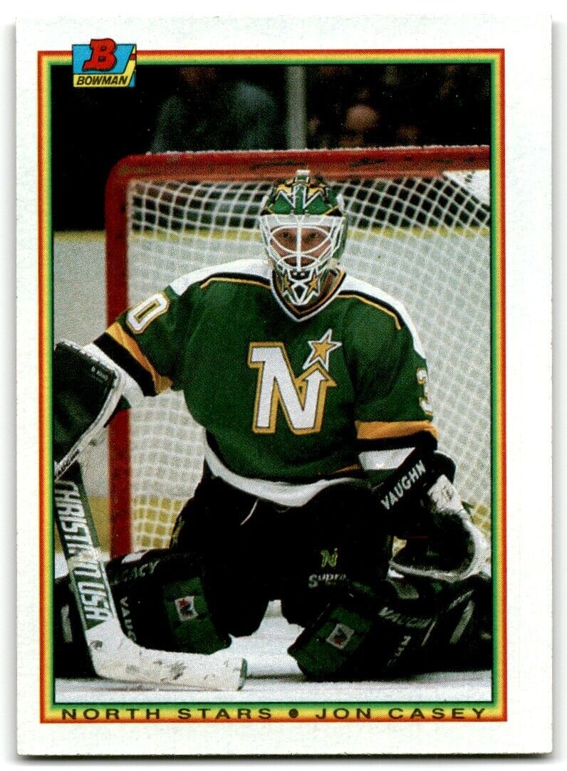 1990-91 Bowman Jon Casey Minnesota North Stars #183