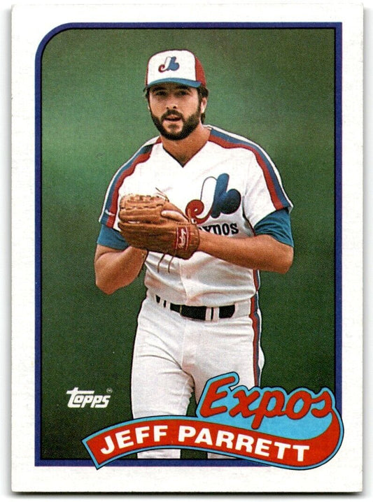 1989 Topps Jeff Parrett Montreal Expos #176