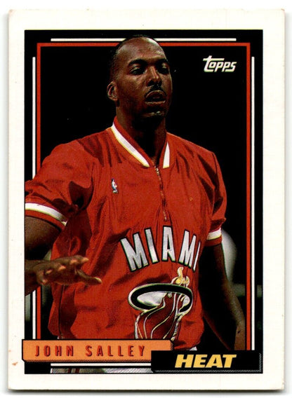 1992-93 Topps John Salley Miami Heat #383