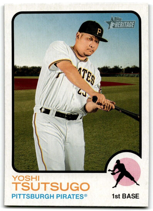 2022 Topps Heritage Yoshi Tsutsugo Pittsburgh Pirates #41