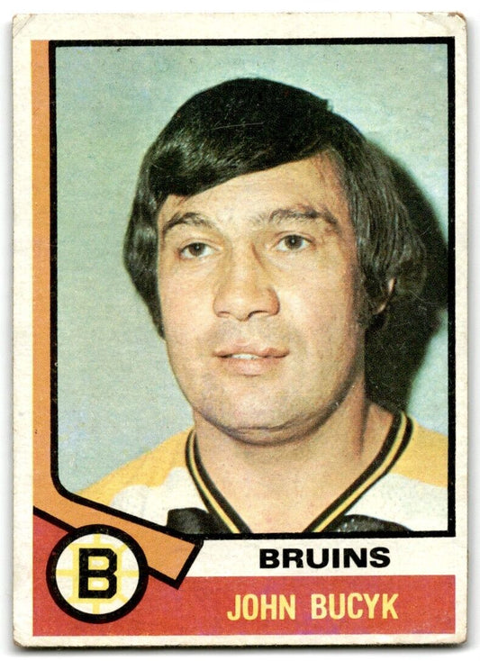 1974-75 Topps Johnny Bucyk Boston Bruins #239