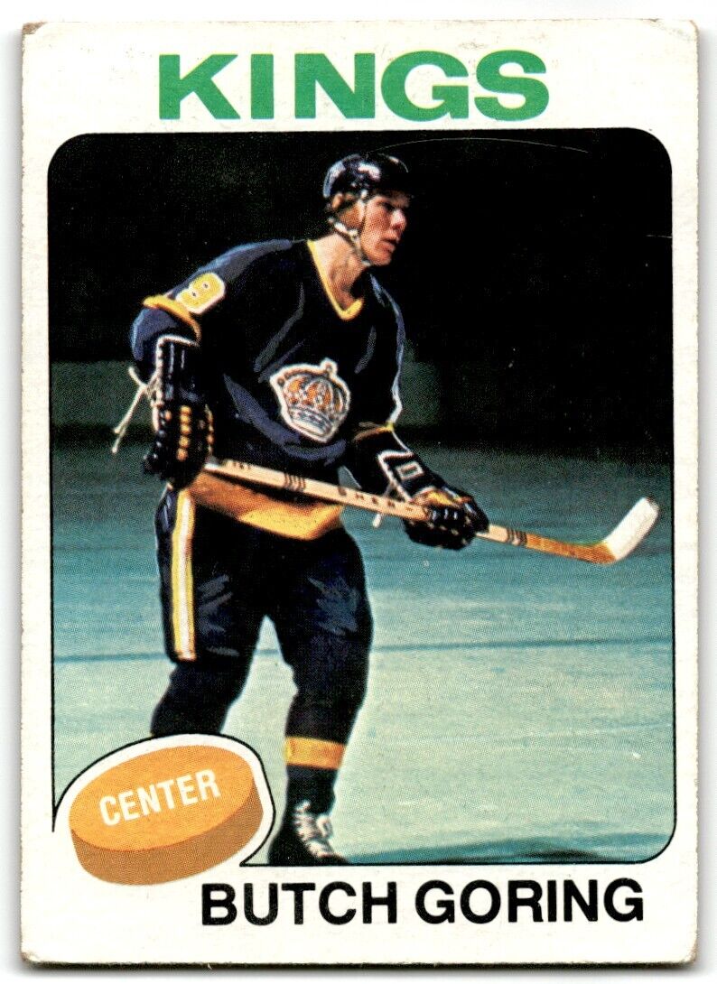 1975-76 Topps Butch Goring Los Angeles Kings #221