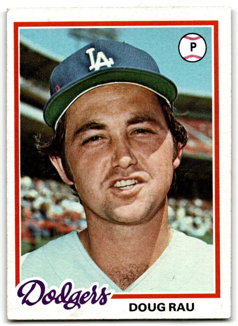 1978 O-Pee-Chee Doug Rau Los Angeles Dodgers #24