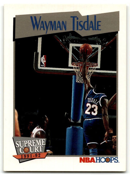 1991-92 Hoops Wayman Tisdale Sacramento Kings #494