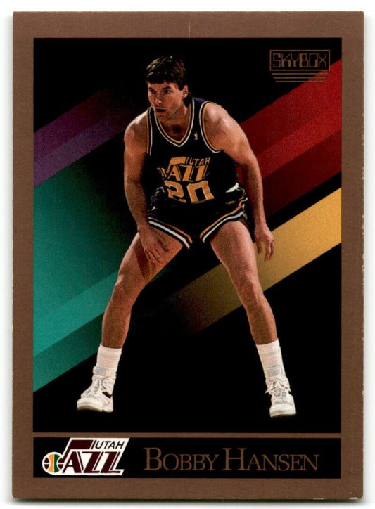 1990-91 SkyBox Bobby Hansen Utah Jazz #279