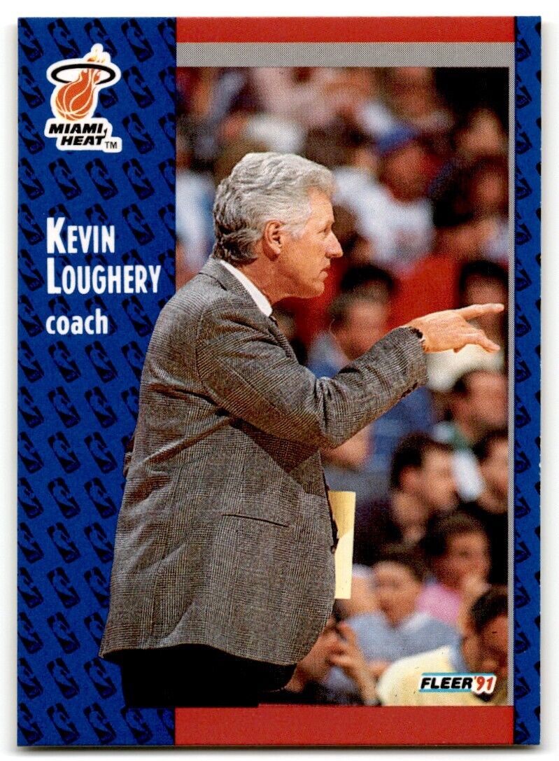 1991-92 Fleer Kevin Loughery Miami Heat #110