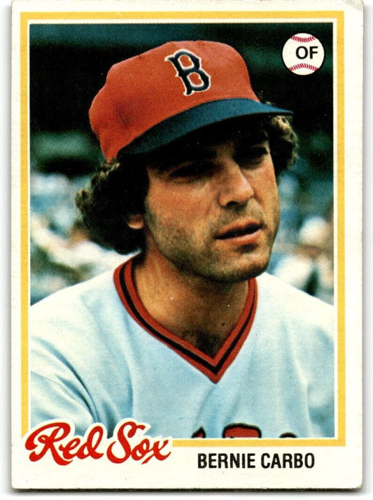 1978 Topps Bernie Carbo Boston Red Sox #524