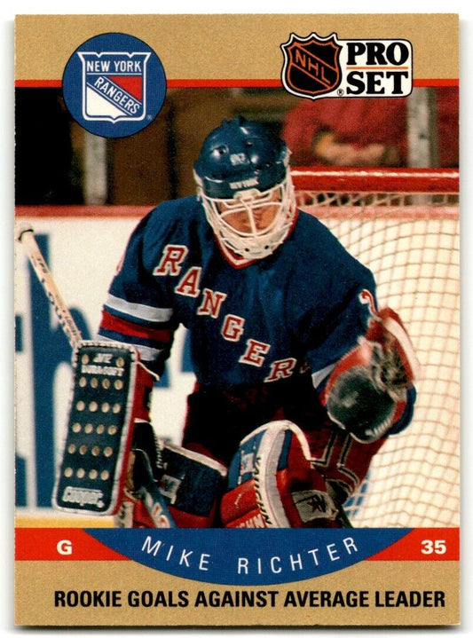 1990-91 Pro Set Mike Richter New York Rangers #398