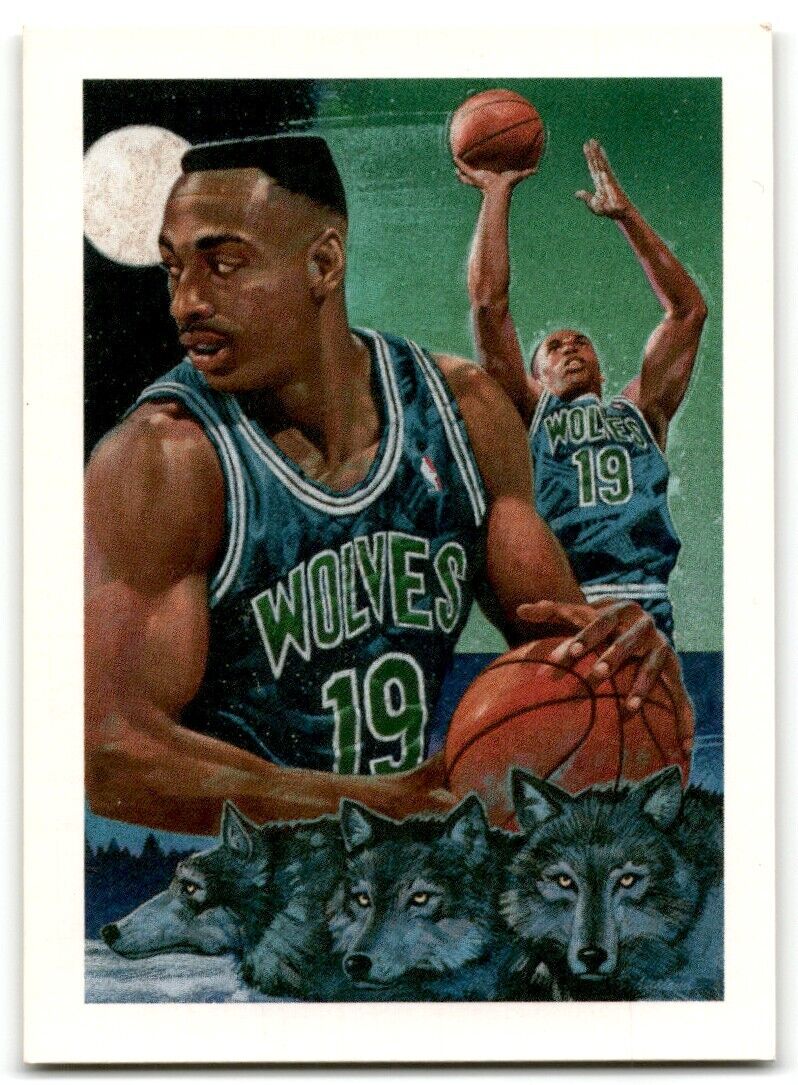 1991-92 Hoops Tony Campbell Minnesota Timberwolves #518