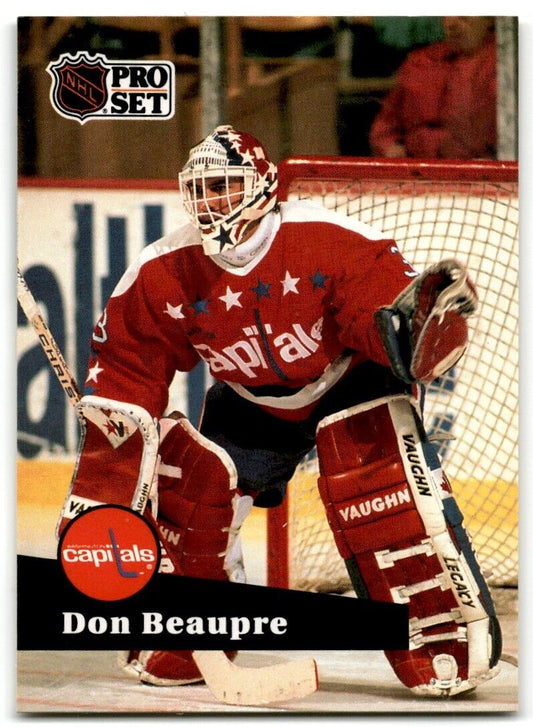 1991-92 Pro Set French Don Beaupre Washington Capitals #257