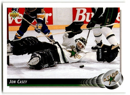 1992-93 Upper Deck Jon Casey Minnesota North Stars #190