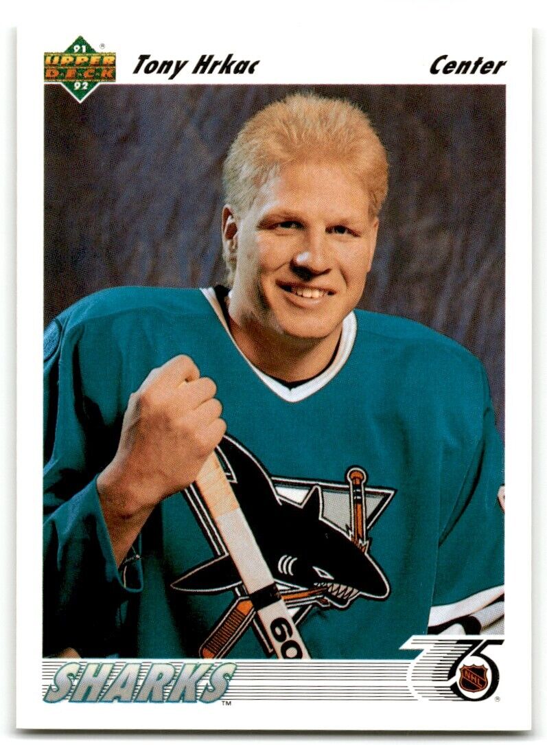 1991-92 Upper Deck Tony Hrkac San Jose Sharks #56