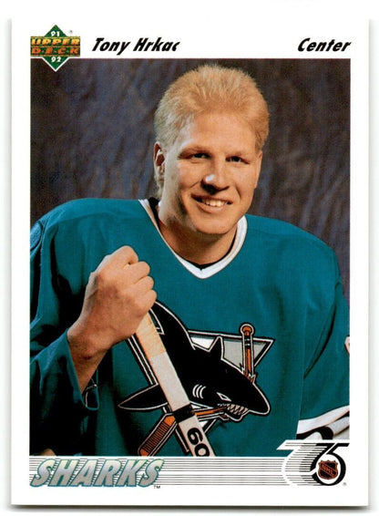 1991-92 Upper Deck Tony Hrkac San Jose Sharks #56