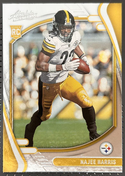 2021 Panini Absolute Najee Harris Rookie Pittsburgh Steelers #111