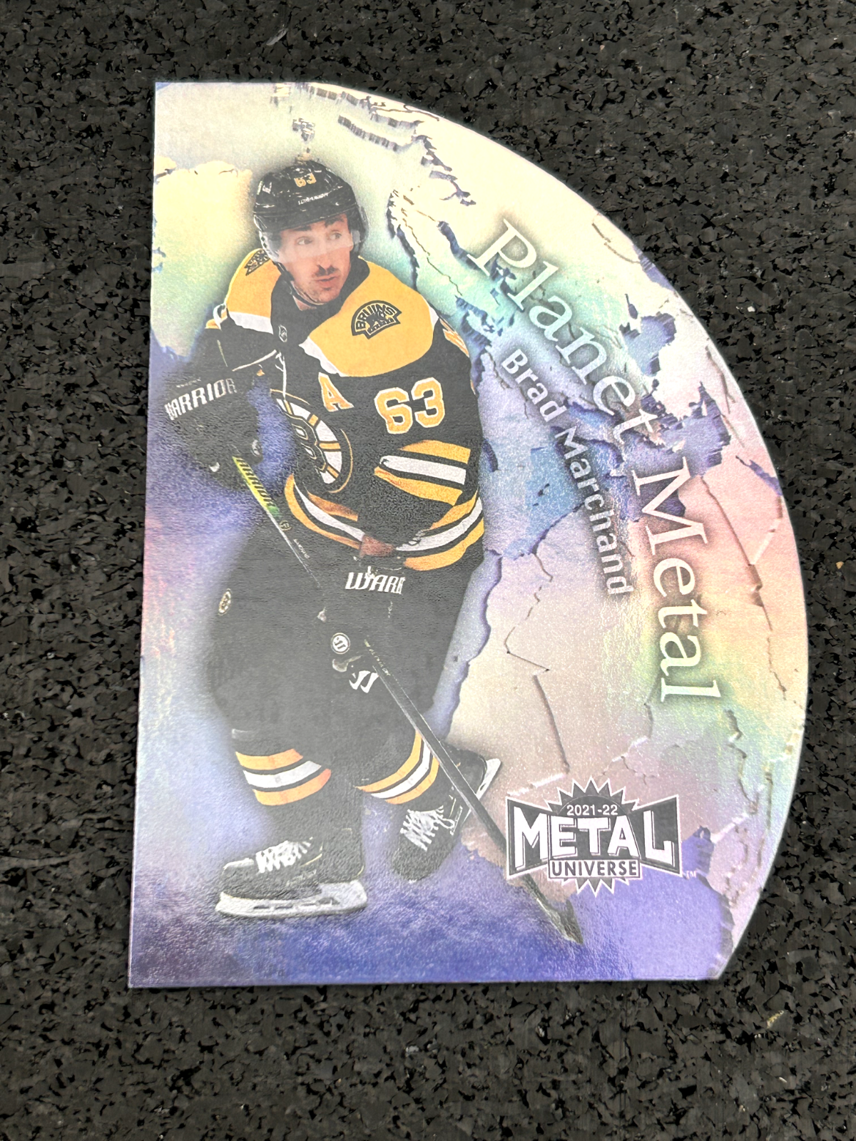 2021-22 Brad Marchand Planet Metal Skybox Metal Universe PM-18