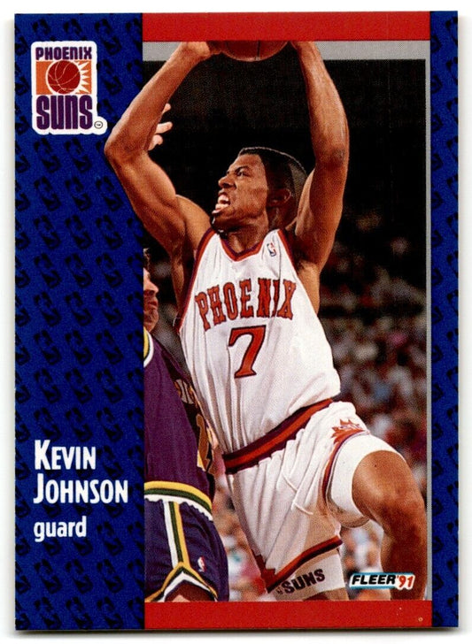 1991-92 Fleer Kevin Johnson Phoenix Suns #161