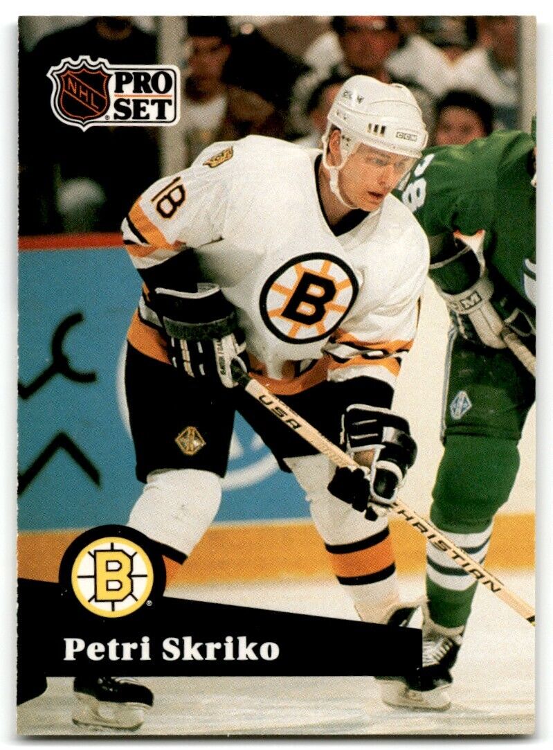 1991-92 Pro Set Petri Skriko Boston Bruins #8