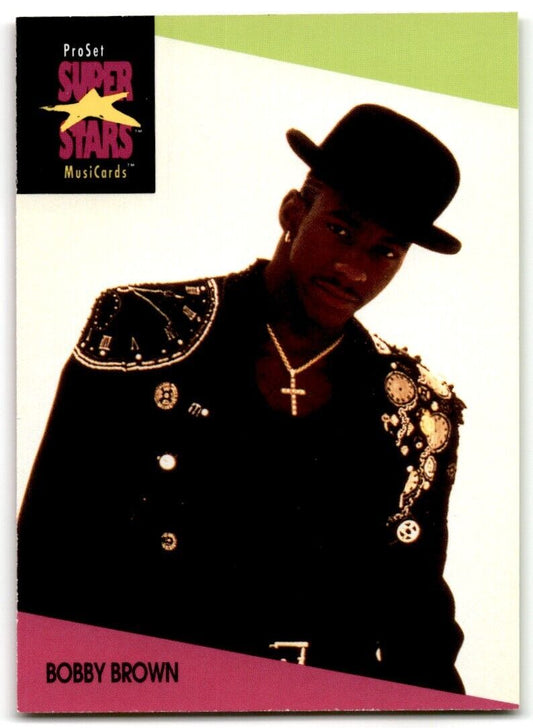 1991-92 ProSet Super Stars MusiCard Bobby Brown #35