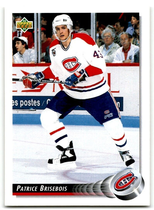 1992-93 Upper Deck Patrice Brisebois Montreal Canadiens #277