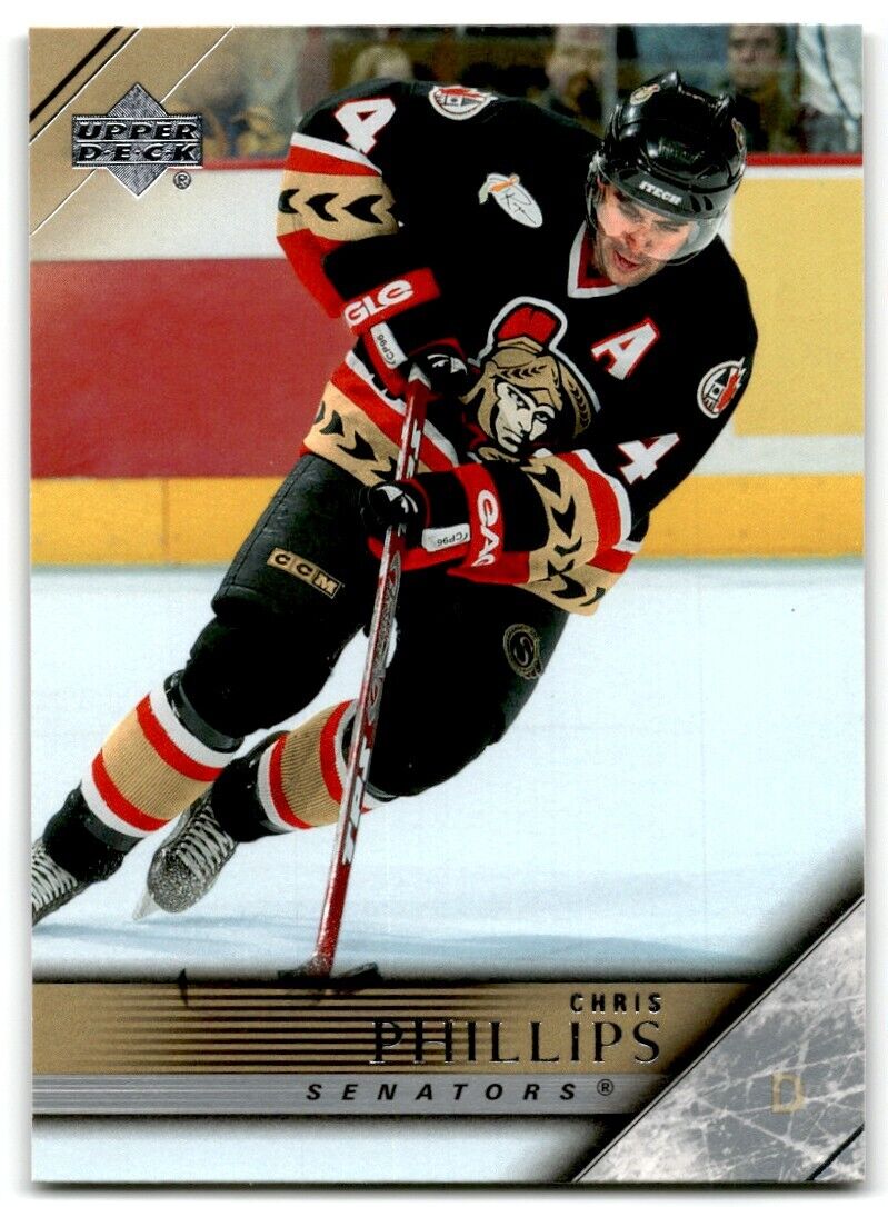 2005-06 Upper Deck Chris Phillips Ottawa Senators #134