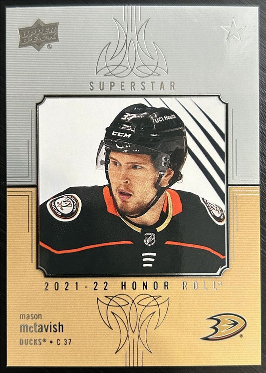 2021-22 Upper Deck Honor Roll Mason McTavish Anaheim Ducks #HR-66