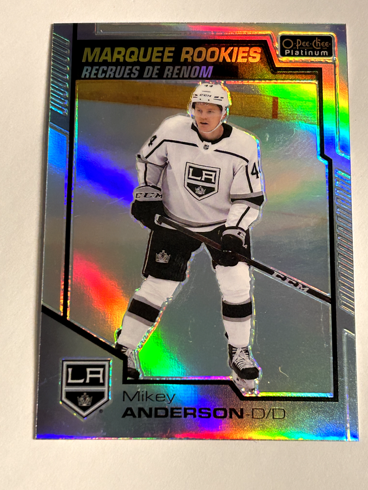 2021-22 O-Pee-Chee Platinum Rainbow Marquee Rookies - #179 - Mikey Anderson