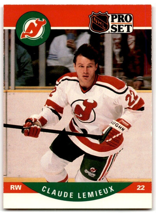 1990-91 Pro Set Claude Lemieux New Jersey Devils #478