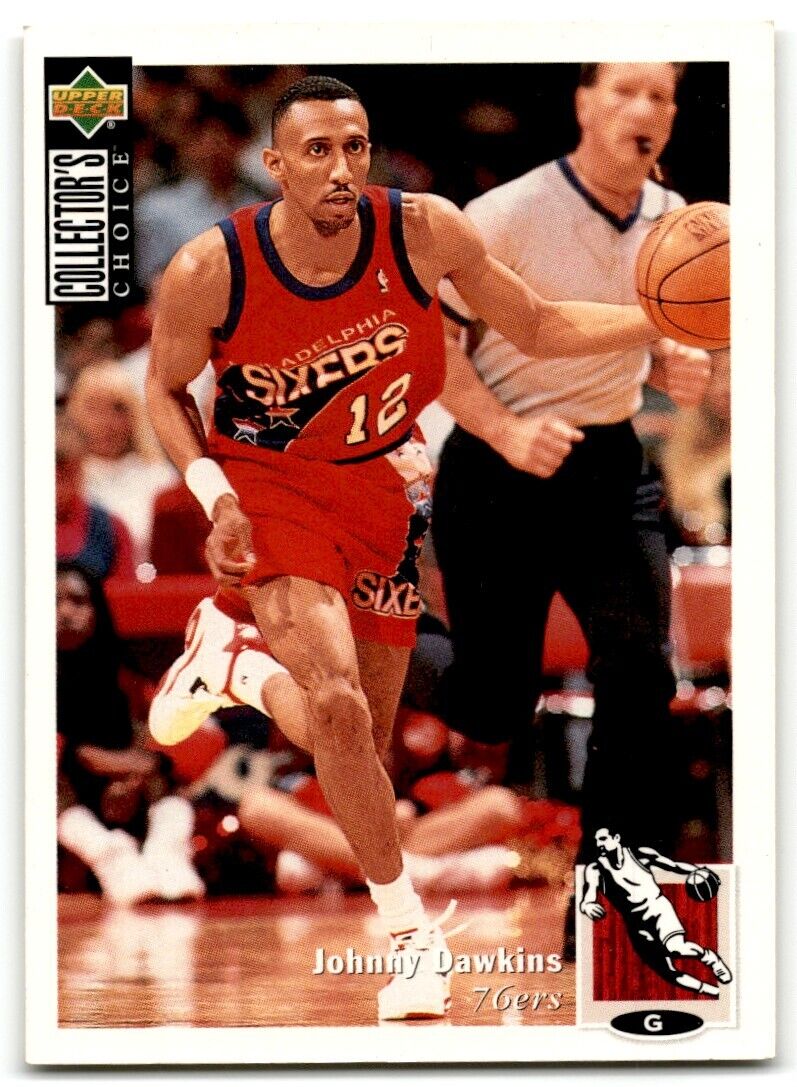 1994-95 Collector's Choice Johnny Dawkins Philadelphia 76ers #12