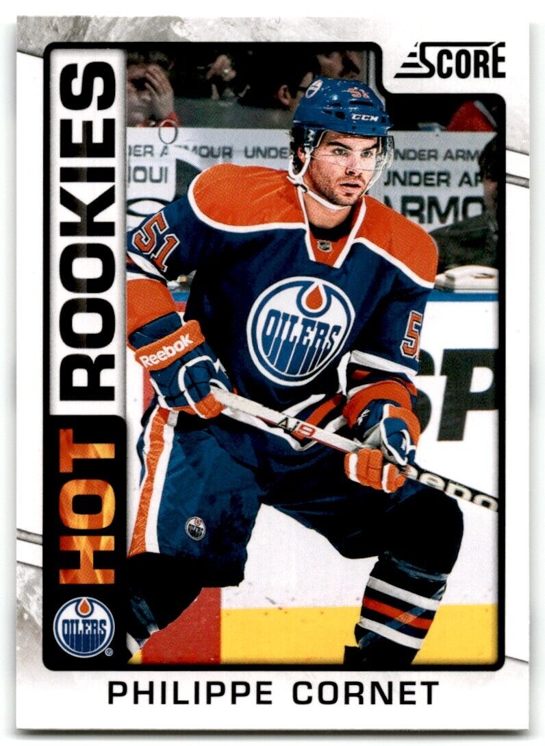 2012-13 Score Hot Rookies Philippe Cornet Rookie Edmonton Oilers #501