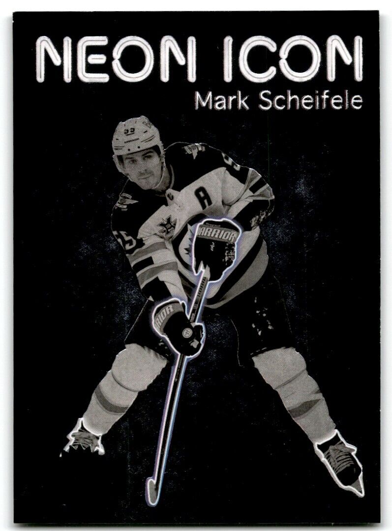 2021-22 Skybox Metal Universe Neon Icon Mark Scheifele Winnipeg Jets #NI-17