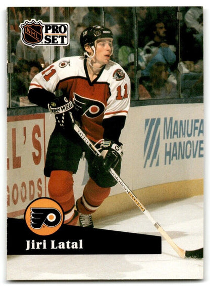 1991-92 Pro Set Jiri Latal Philadelphia Flyers #454