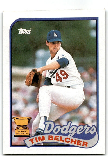 1989 Topps Tim Belcher Los Angeles Dodgers #456