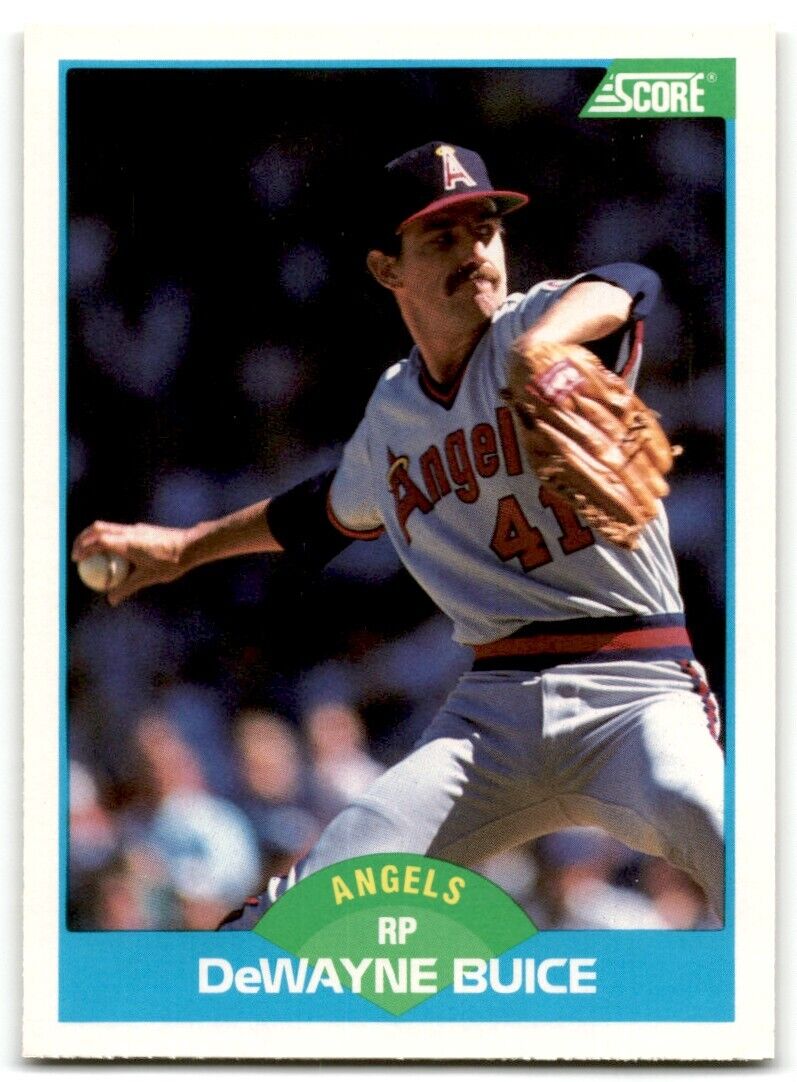 1989 Score DeWayne Buice California Angels #153