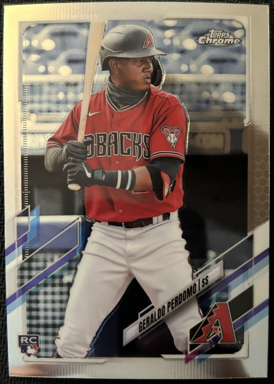 2021 Topps Chrome Update Geraldo Perdomo Arizona Diamondbacks #USC66