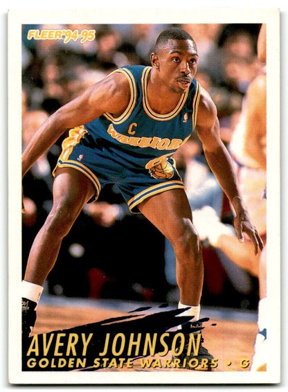 1994-95 Fleer Avery Johnson Golden State Warriors #74