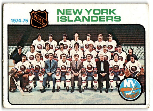 1975-76 Topps New York Islanders New York Islanders #92