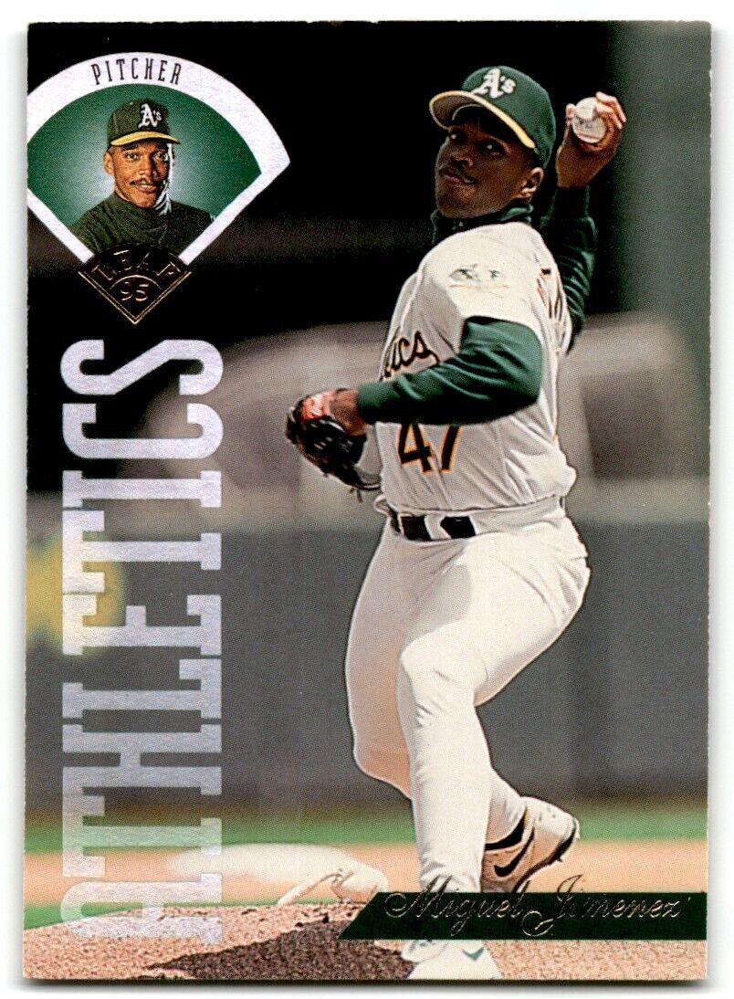 1995 Leaf Miguel Jimenez Oakland Athletics #46