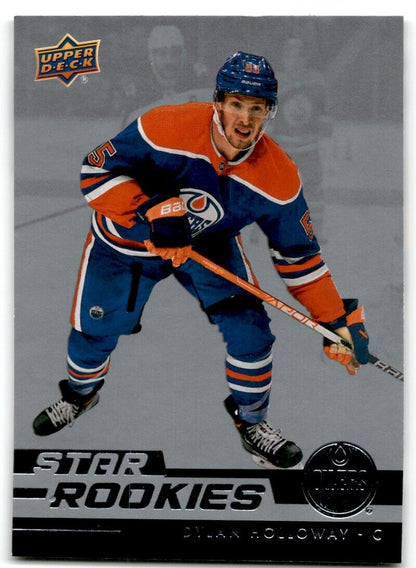 2022-23 Upper Deck Star Rookies Dylan Holloway Rookie Edmonton Oilers #22