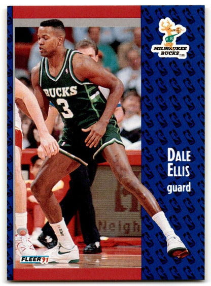 1991-92 Fleer Dale Ellis Milwaukee Bucks #114