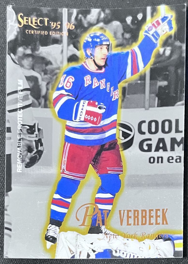 1995-96 Select Certified Pat Verbeek New York Rangers #108