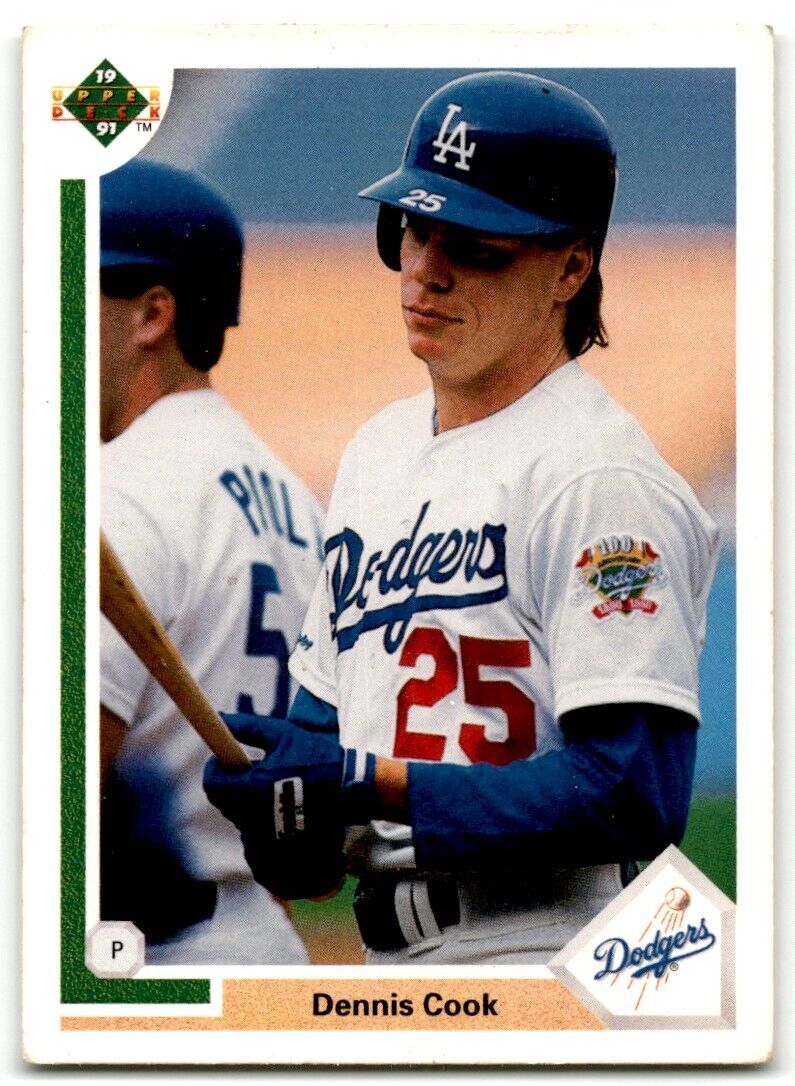 1991 Upper Deck Dennis Cook Los Angeles Dodgers #612