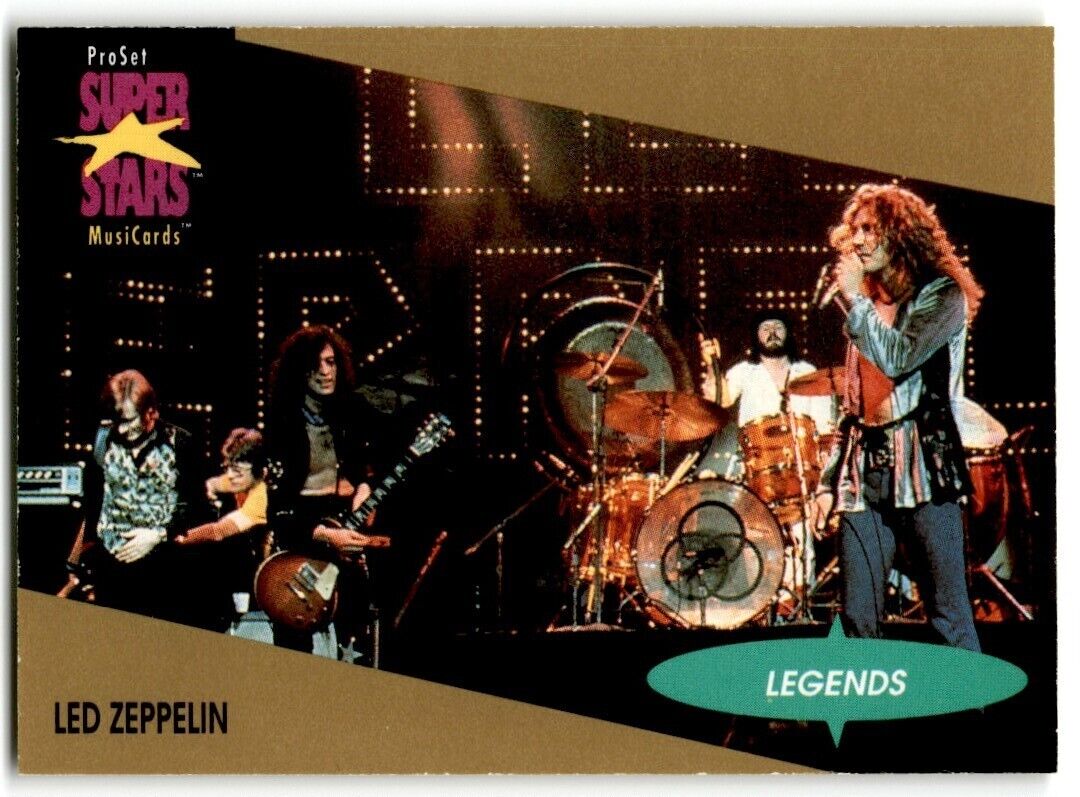 1991-92 ProSet Super Stars MusiCard Led Zeppelin #23