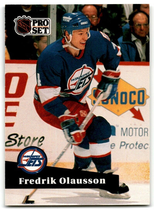 1991-92 Pro Set Fredrik Olausson Winnipeg Jets #264