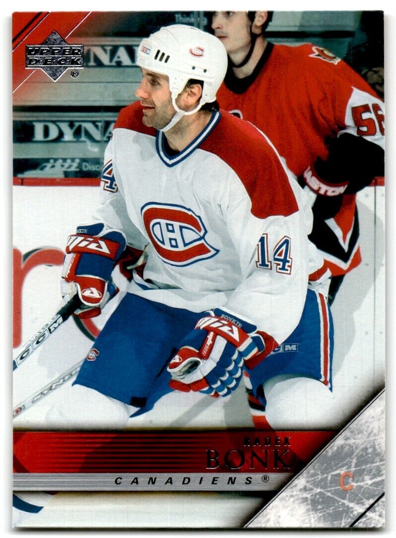 2005-06 Upper Deck Radek Bonk Montreal Canadiens #353