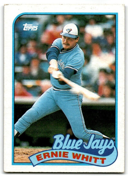 1989 Topps Ernie Whitt Toronto Blue Jays #289