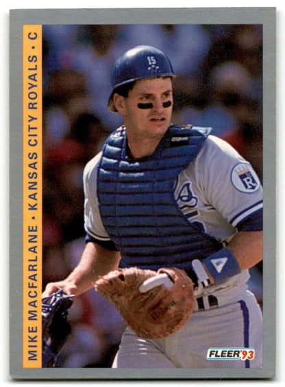 1993 Fleer Mike Macfarlane Kansas City Royals #241